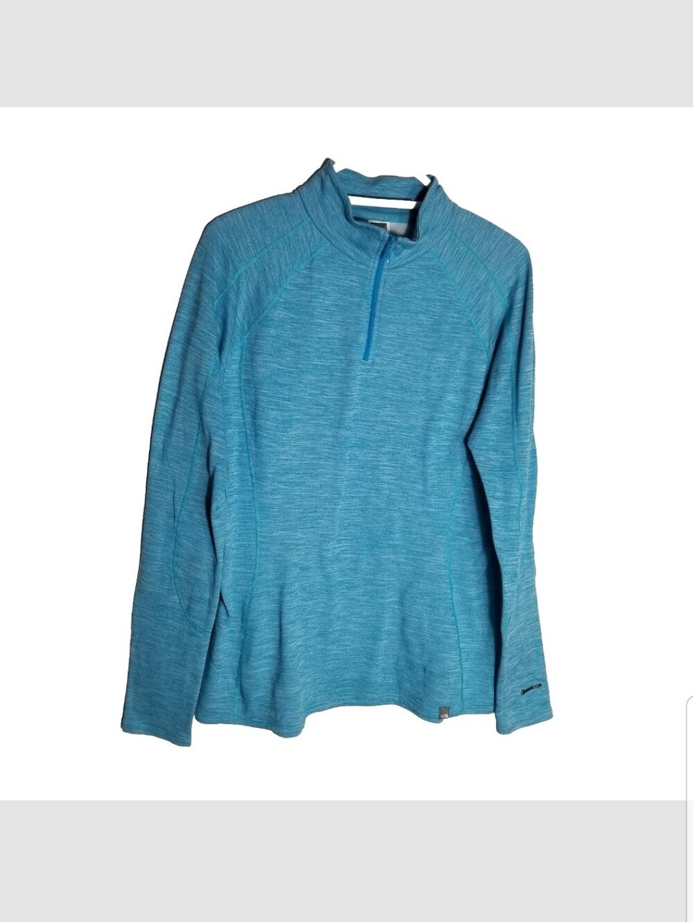 The North Face 1/4 Zip Sweatshirt Women's XL Flashdry Pullover Fleece Blue